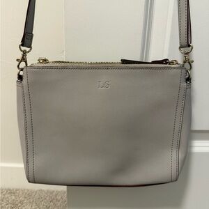 Lo & Sons Pearl Crossbody Bag in Grey